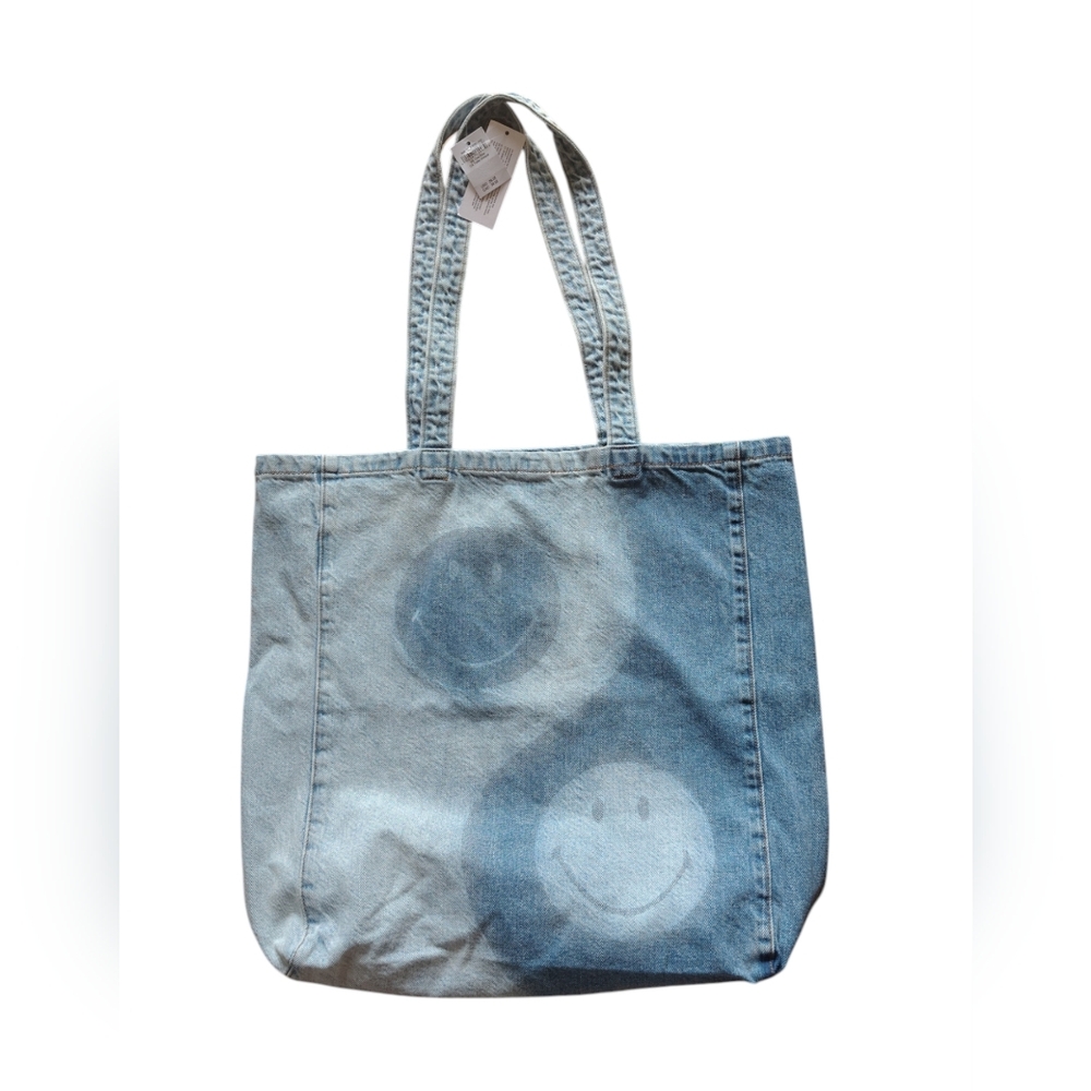 NWT Denim Smiley Tote Bag American Eagle